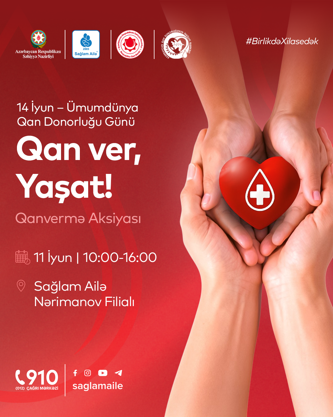 14 İyun – Ümumdünya Qan Donorluğu – yüzlərlə həyatı xilas edən səssiz qəhrəmanların günüdür.