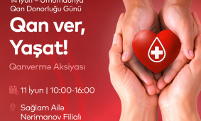 14 İyun – Ümumdünya Qan Donorluğu – yüzlərlə həyatı xilas edən səssiz qəhrəmanların günüdür. 14 İyun – Ümumdünya Qan Donorluğu – yüzlərlə həyatı xilas edən səssiz qəhrəmanların günüdür.