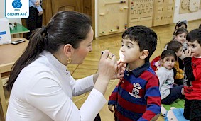 Медицинское обследование в детском саду Золотой Ключ Монтессори